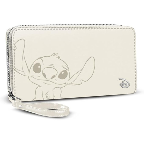 Billetera Stitch Essential Cream