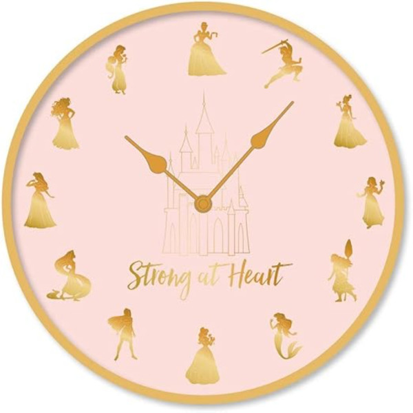Reloj de Pared Princesas Strong At Heart