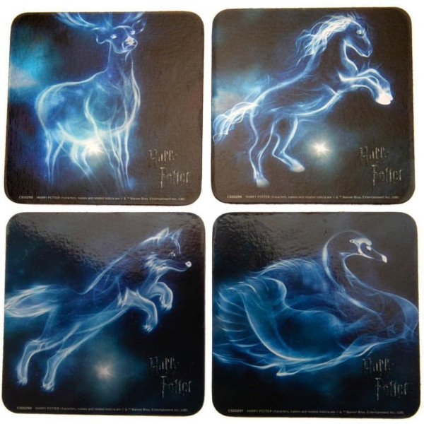 Harry Potter Set de 4 Posavasos Patronus