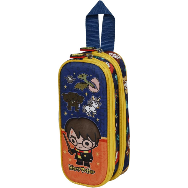 Estuche Portatodo Doble 3D Harry Potter Crest