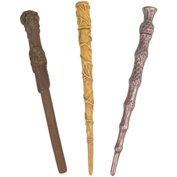 Set de 3 Bolígrafos Harry Potter Varita