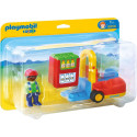 Figura Playmobil 6959 1-2-3 Carretilla Elevadora