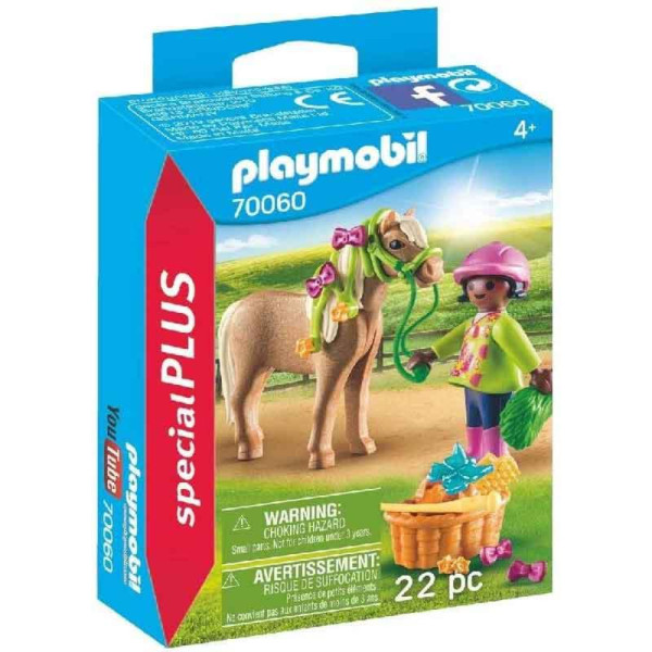 Figura Playmobil 70060 Special Plus Niña con Poni