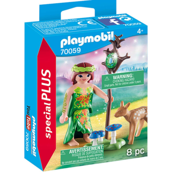 Figura Playmobil 70059 Special Plus Hada con Cervatillo
