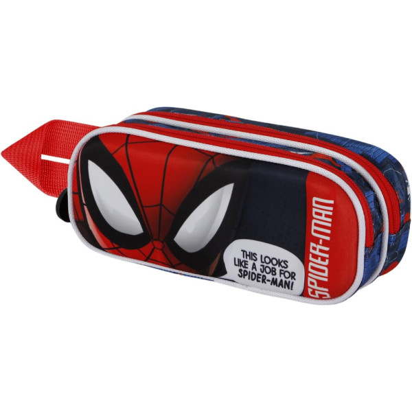 Estuche Portatodo Doble 3D Spiderman Stronger