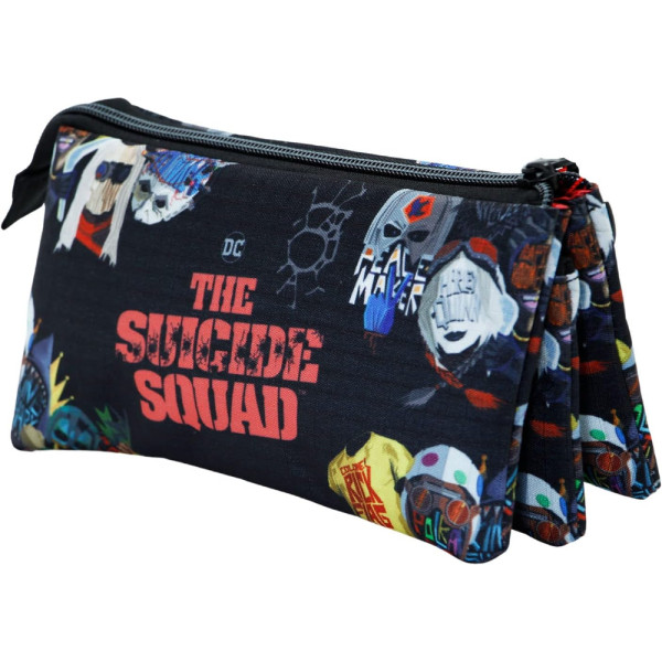 Estuche Portatodo Triple Escuadrón Suicida Taskforce