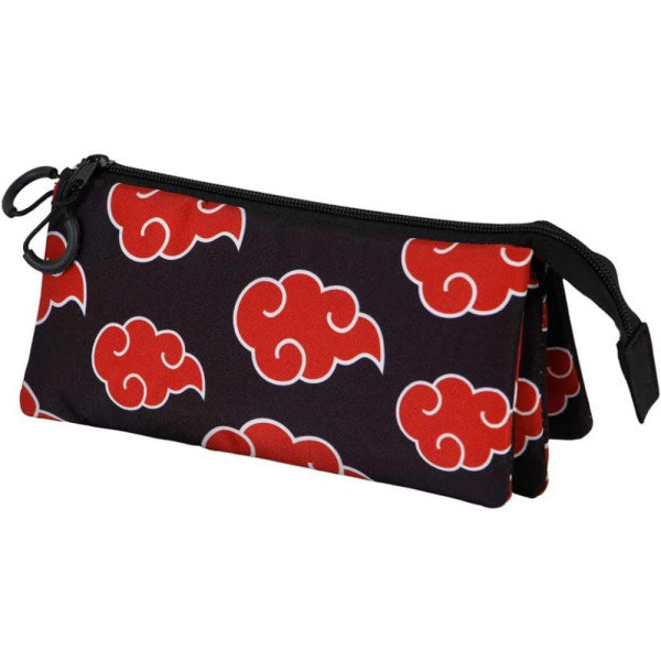 Estuche Portatodo Triple Naruto Clouds