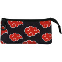 Estuche Portatodo Triple Naruto Clouds