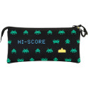 Estuche Portatodo Triple Space Invaders Army