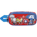 Estuche Portatodo Doble Avengers Impact
