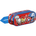 Estuche Portatodo Doble Avengers Impact