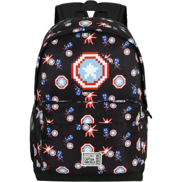 Mochila Eco Capitán América Pixel 44 CM