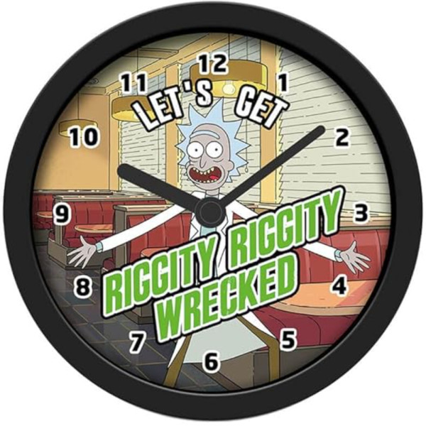 Reloj Despertador Rick&Morty Wrecked