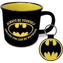 Set Regalo Taza y Llavero Dc Comics Batman Symbol