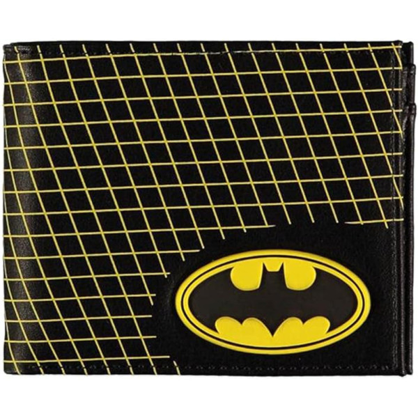 Cartera Tarjetero Batman Grid
