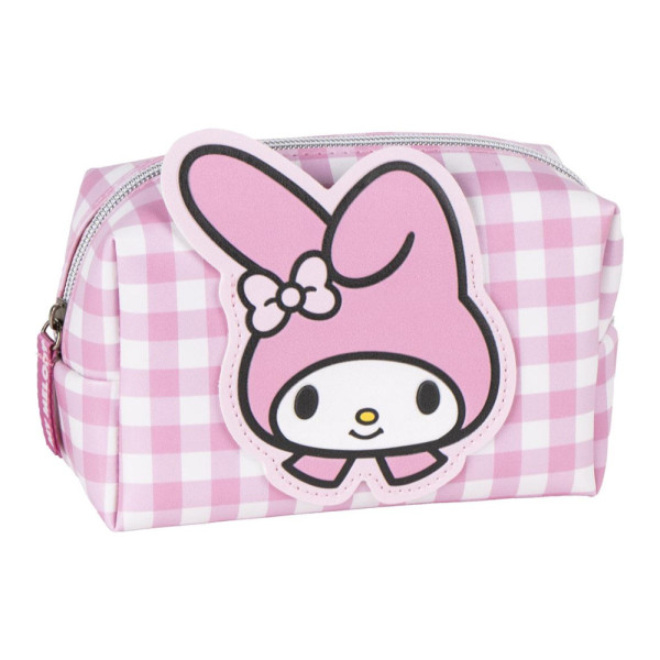 Neceser Hello Kitty Rosa A Cuadros