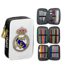 Plumier Triple Real Madrid Giotto Relieve