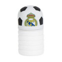 Estuche Portatodo Silicona Extensible Real Madrid Blanco