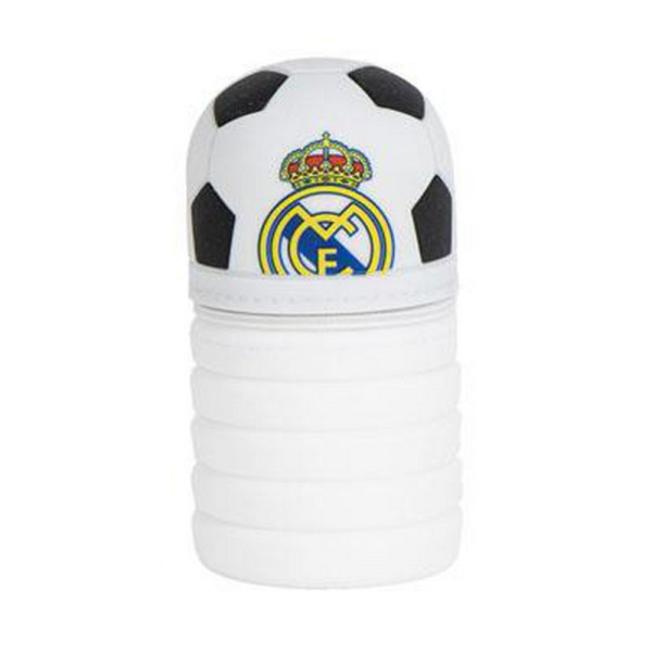 Estuche Portatodo Silicona Extensible Real Madrid Blanco