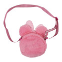 Bolso Bandolera Peluche 3D Minnie Mouse Rosa