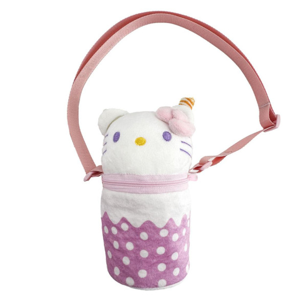 Bolso Bandolera Peluche Milkshake Hello Kitty
