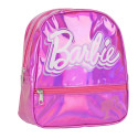 Mochila Casual Iridiscente con Bolsillo Barbie Fucsia