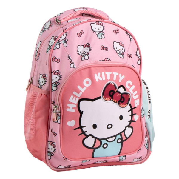 Mochila Escolar Mediana Hello Kitty Club 42 CM
