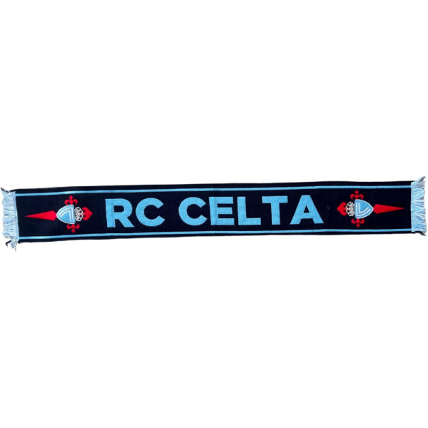 Bufanda RC Celta de Vigo Bufanda Navy Franjas Celestes