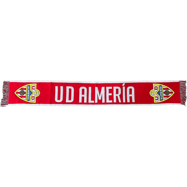 Bufanda UD Almería Roja y Blanca