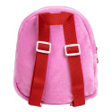 Mochila Guardería de Peluche con Bolsillo Hello Kitty con Lazo Rosa