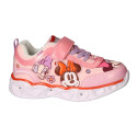 Zapatillas Deportivas Suela Ligera Eva con Luces Minnie Mouse y Daisy Rosa Niña