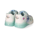Zapatillas Deportivas Suela TPR con Luces Stitch Stars Azul Claro Niña
