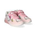 Zapatillas Deportivas Suela TPR con Luces Hello Kitty Lazos Niña