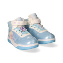Zapatillas Deportivas Altas con Luces Suela PVC Frozen Elsa y Olaf Niña