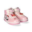 Zapatillas Deportivas Altas con Luces Suela PVC Minnie Mouse Symbols Niña