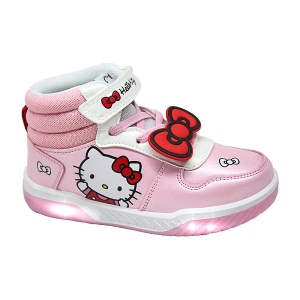 Zapatillas Deportivas Altas con Luces Suela PVC Hello Kitty Symbols Niña