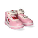 Zapatillas Deportivas Altas con Luces Suela PVC Hello Kitty Symbols Niña