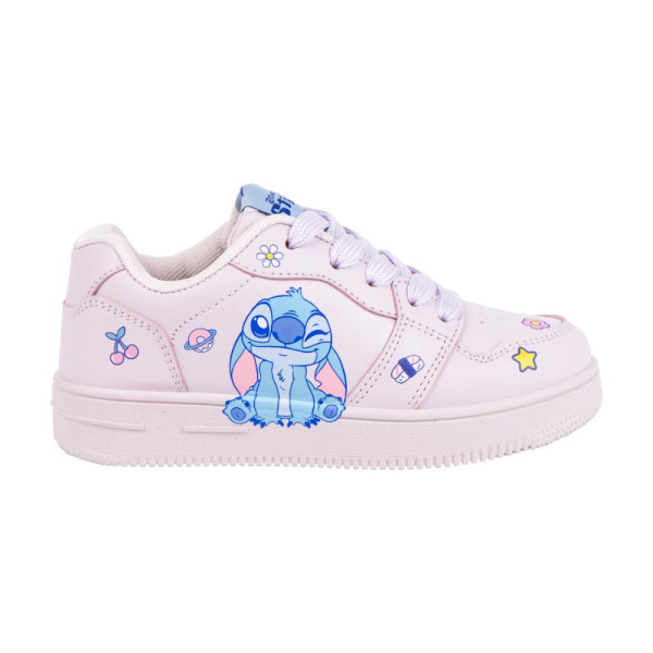 Zapatillas Deportivas Suela PVC Stitch Symbols Cordones Niña