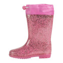 Botas de Agua Hello Kitty Rosa con Purpurina Niña
