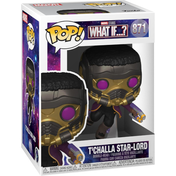 Figura Funko Pop! Marvel What If…? Tchalla Star-Lord 871