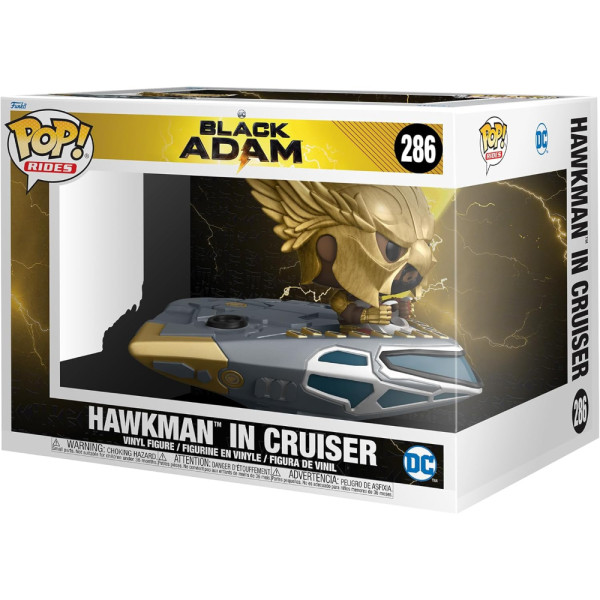 Figura Funko Pop! Black Adam Hawkman In Cruiser 286