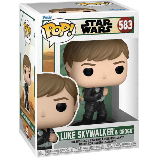 Figura Funko Pop! Star Wars Luke Skywalker and Grogu 583
