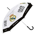 Paraguas Real Madrid Transparente y Negro Rm1902 95 CM