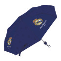 Paraguas Plegable Real Madrid Azul Marino con Estampados 96 CM
