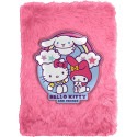 Cuaderno Libreta Plush Peluche Hello Kitty and Friends A5