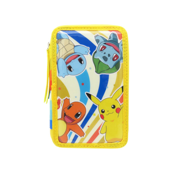 Plumier Pokémon Friends Amarillo 3 Pisos