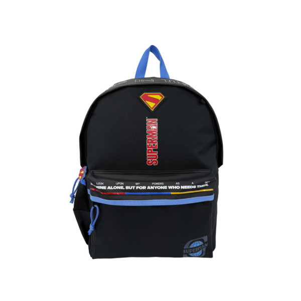 Mochila Superman Black Juvenil