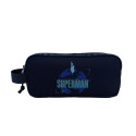 Estuche Portatodo Doble Superman Blue