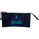 Estuche Portatodo Triple Superman Blue