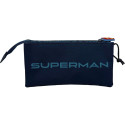 Estuche Portatodo Triple Superman Blue